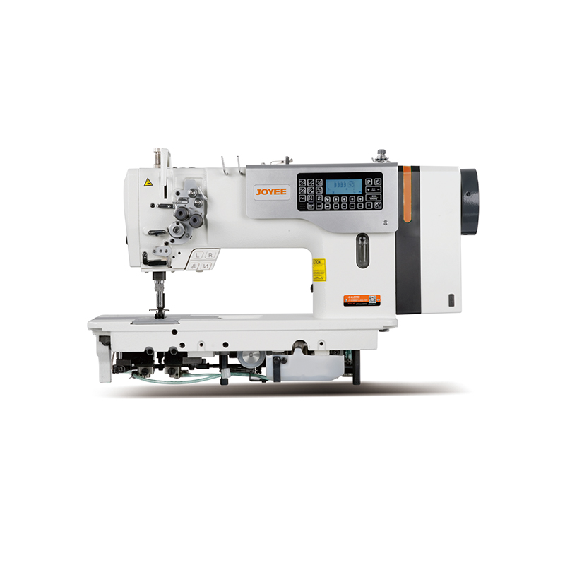 JY-D3845 MÁQUINA DE DOBLE AGUJA INTELIGENTE, CON DOBLE MOTOR PASO A PASO Y GRAN ESPACIO DE TRABAJO
