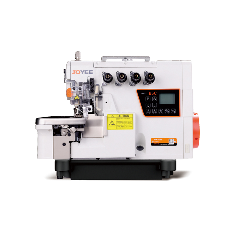 JY-B5C MÁQUINA OVERLOCK DE 5 HILOS, CON BORDE ANCHO, TRIPLE AUTOMÁTICA Y DE ACCIONAMIENTO POR MOTOR PASO A PASO